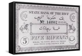 Riff Paper Money-null-Framed Stretched Canvas
