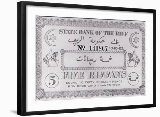 Riff Paper Money-null-Framed Photographic Print