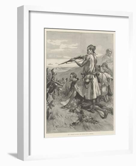 Riff Tribesmen Harassing the Spanish Troops at Melilla-Gabriel Nicolet-Framed Giclee Print