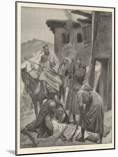Riff Tribesmen on a Plundering Expedition in Morocco-Richard Caton Woodville II-Mounted Giclee Print