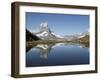 Riffelsee and the Matterhorn, Zermatt, Valais, Swiss Alps, Switzerland, Europe-Hans Peter Merten-Framed Photographic Print