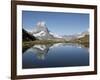 Riffelsee and the Matterhorn, Zermatt, Valais, Swiss Alps, Switzerland, Europe-Hans Peter Merten-Framed Photographic Print