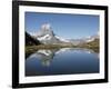 Riffelsee and the Matterhorn, Zermatt, Valais, Swiss Alps, Switzerland, Europe-Hans Peter Merten-Framed Photographic Print