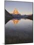 Riffelsee, Gornergrat, Matterhorn, Zermatt, Valais, Switzerland-Rainer Mirau-Mounted Photographic Print