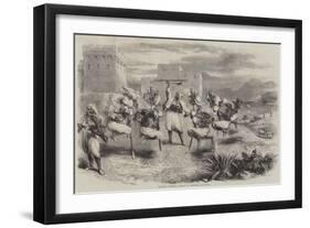 Riffian Nuptial Dance in Tangier-null-Framed Giclee Print