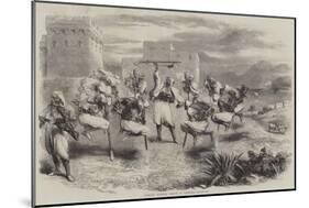Riffian Nuptial Dance in Tangier-null-Mounted Giclee Print