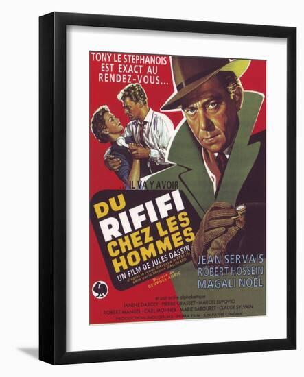 Rififi, 1955, "Du Rififi Chez Les Hommes" Directed by Jules Dassin-null-Framed Giclee Print