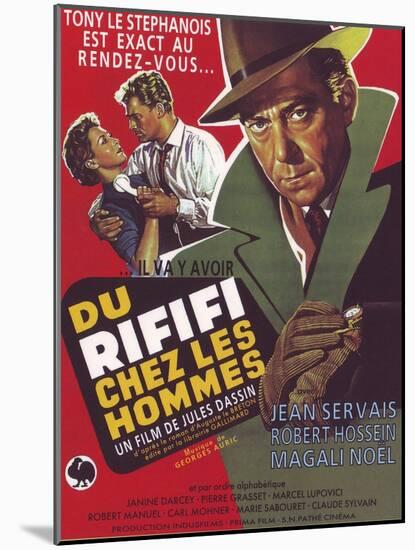 Rififi, 1955, "Du Rififi Chez Les Hommes" Directed by Jules Dassin-null-Mounted Giclee Print