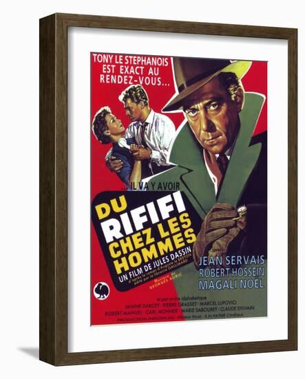 Rififi, (aka Du Rififi Chez Les Hommes), 1955-null-Framed Art Print