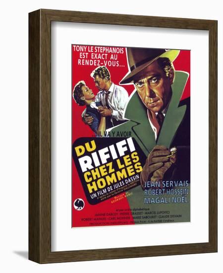 Rififi, (aka Du Rififi Chez Les Hommes), 1955-null-Framed Art Print