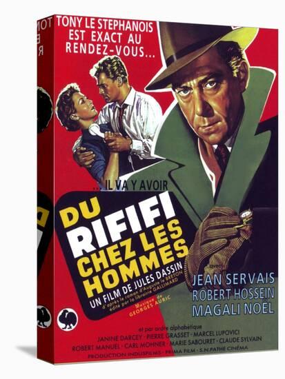 Rififi, (aka Du Rififi Chez Les Hommes), 1955-null-Stretched Canvas