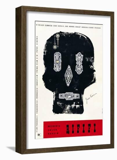 Rififi, Polish Poster Art, 1955-null-Framed Art Print