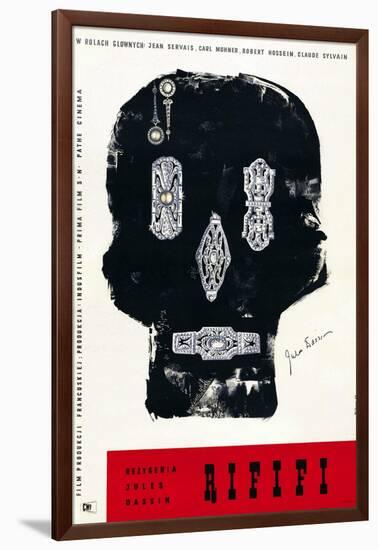 Rififi, Polish Poster Art, 1955-null-Framed Art Print