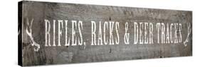 Rifle Racks and Deer Tracks-null-Stretched Canvas