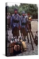 Riflemen from Algeria in a Camp During the Battle of the Marne East of Paris, September 1914-Jules Gervais-Courtellemont-Stretched Canvas