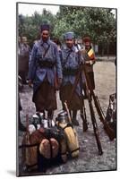 Riflemen from Algeria in a Camp During the Battle of the Marne East of Paris, September 1914-Jules Gervais-Courtellemont-Mounted Giclee Print