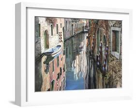 Riflessi Colorati a Venezia-Guido Borelli-Framed Giclee Print