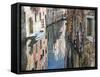 Riflessi Colorati a Venezia-Guido Borelli-Framed Stretched Canvas