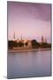 Riga Castle and the River Daugava Illuminated at Sunset, Riga, Latvia, Europe-Doug Pearson-Mounted Photographic Print