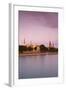 Riga Castle and the River Daugava Illuminated at Sunset, Riga, Latvia, Europe-Doug Pearson-Framed Photographic Print