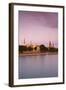 Riga Castle and the River Daugava Illuminated at Sunset, Riga, Latvia, Europe-Doug Pearson-Framed Photographic Print