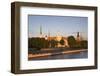 Riga Castle and the River Daugava Illuminated at Sunset, Riga, Latvia, Europe-Doug Pearson-Framed Photographic Print