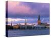 Riga from Across Daugava River, Latvia-Jon Arnold-Stretched Canvas