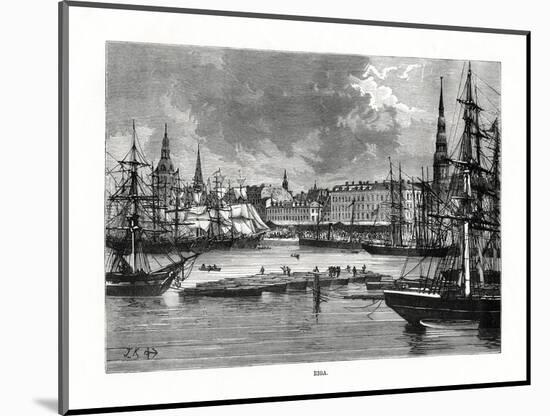 Riga, Latvia, 1879-null-Mounted Giclee Print