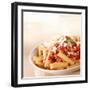 Rigatoni with Tomato Sauce and Parmigiano-null-Framed Photographic Print