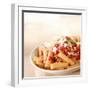 Rigatoni with Tomato Sauce and Parmigiano-null-Framed Photographic Print
