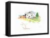 Rigefield Barn I-Gwendolyn Babbitt-Framed Stretched Canvas