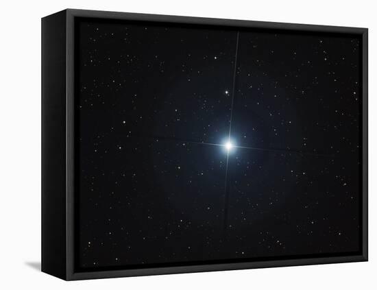 Rigel Is the Brightest Star in the Constellation Orion-Stocktrek Images-Framed Stretched Canvas