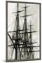 Rigging of the Uss Constitution-null-Mounted Art Print