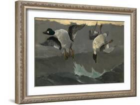 Right and Left, 1909-Winslow Homer-Framed Giclee Print