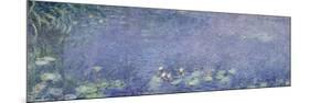 Right Centre Piece of the Large Water Lily Painting in the Musée De L'Orangerie-Claude Monet-Mounted Giclee Print