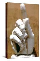 Right Hand from a Colossal Statue of Emperor Constantine, 330 Ad-null-Stretched Canvas
