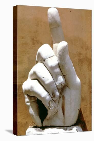 Right Hand from a Colossal Statue of Emperor Constantine, 330 Ad-null-Stretched Canvas