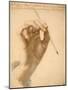 Right Hand of Artemisia Gentileschi Holding a Brush-Pierre Dumonstier II-Mounted Art Print