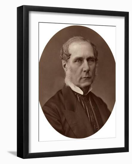 Right Hon Lord Selborne, Ex-Lord High Chancellor of England, 1876-Lock & Whitfield-Framed Photographic Print