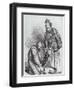 Right Leg in the Boot at Last, Caricature of Giuseppe Garibaldi and the King of Italy-null-Framed Giclee Print