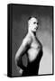 Right Profile of Bodybuilder from the Waist Up-null-Framed Stretched Canvas