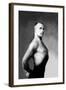Right Profile of Bodybuilder from the Waist Up-null-Framed Art Print