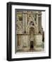 Right Side Entrance with Pointed Arches and Mosaics Depicting Nativity of Mary-null-Framed Giclee Print