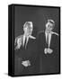 Righteous Brothers Bobby Hatfield and Bill Medley-Bill Ray-Framed Stretched Canvas