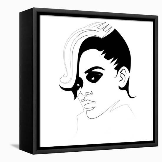 Rihanna I-Logan Huxley-Framed Stretched Canvas