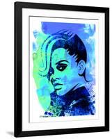 Rihanna Watercolor-Olivia Morgan-Framed Art Print