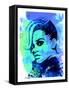 Rihanna Watercolor-Olivia Morgan-Framed Stretched Canvas