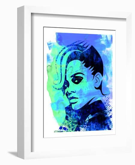 Rihanna Watercolor-Olivia Morgan-Framed Art Print