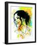 Rihanna Watercolor-Nelly Glenn-Framed Art Print