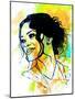 Rihanna Watercolor-Nelly Glenn-Mounted Art Print